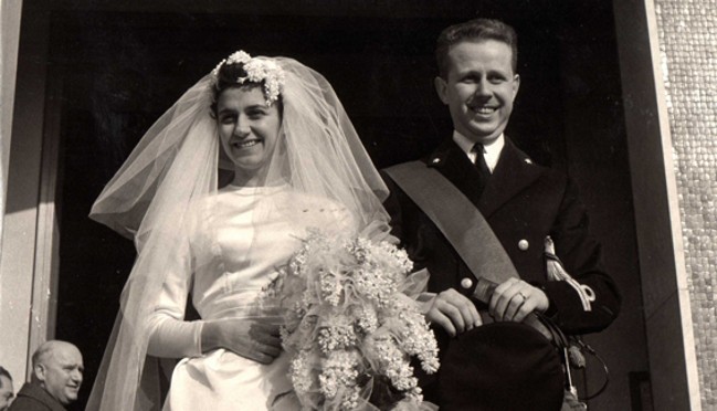 8 febbraio 1959. Le nozze di Gianni e Livia Barzizza.