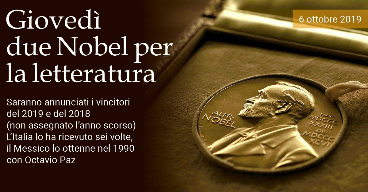 Giovedì due Nobel per la letteratura