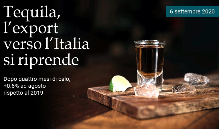 Tequila, l'export verso l'Italia si riprende
