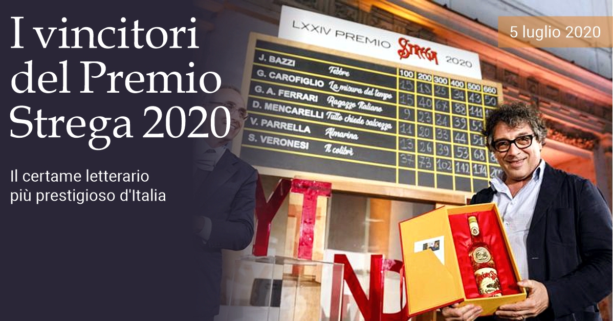 I vincitori del Premio Strega 2020 I vincitori del Premio Strega 2020