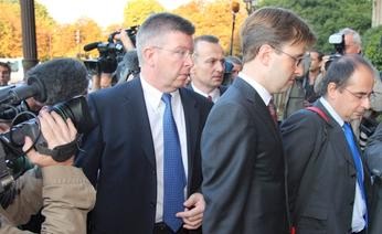 Ross Brawn all'udienza di stamattina a Parigi.