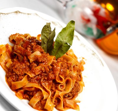 Tagliatelle "Bolognese".