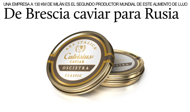 Una empresa italiana ser�a el segundo productor mundial de caviar.