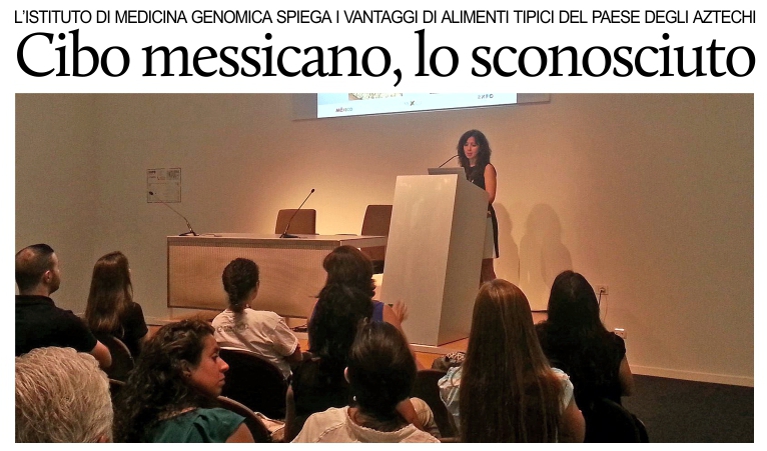 Il Messico diffonde in Italia i vantaggi dei suoi alimenti.