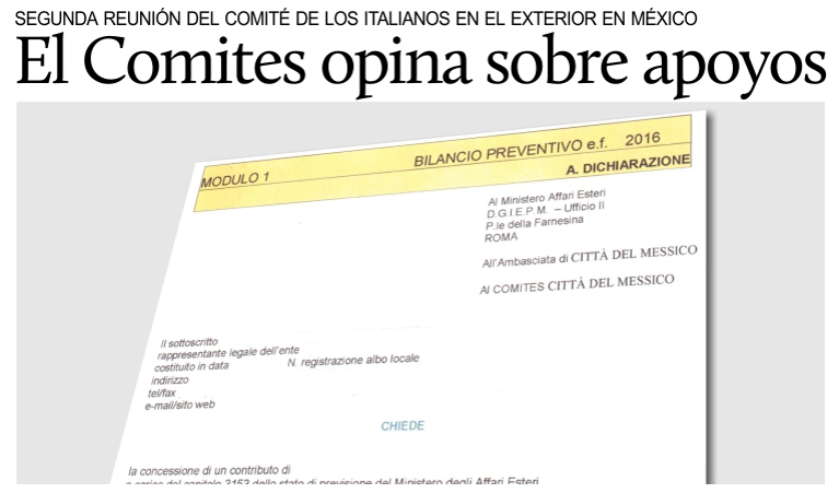 El Comites en Mxico analiz solicitudes de apoyo financiario de 3 asociaciones.