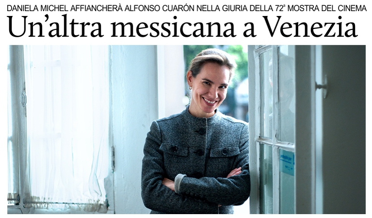Un'altra messicana nella giuria della Mostra del cinema di Venezia.