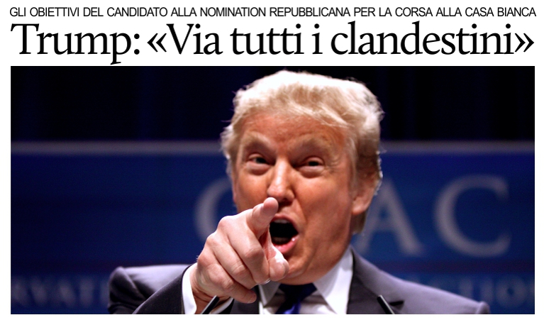 Trump: �Via tutti i clandestini�.