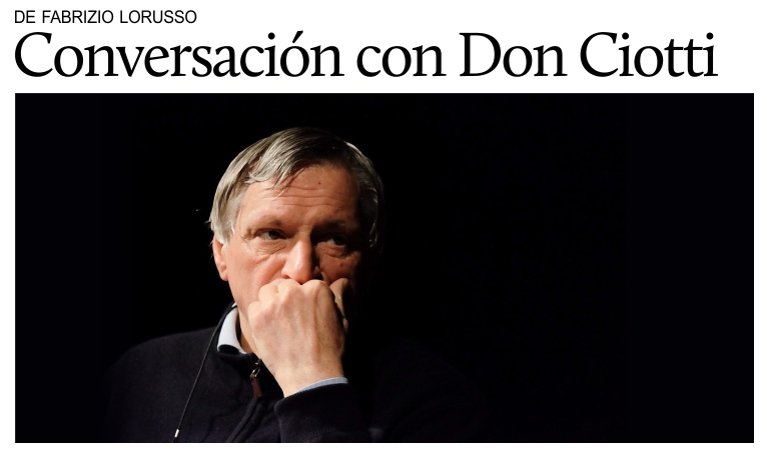 Conversaci�n con Don Ciotti en M�xico. De Fabrizio Lorusso.