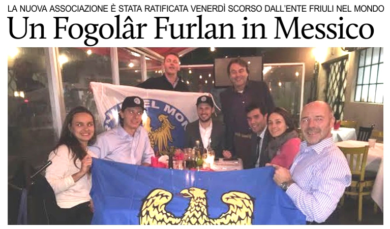 Nascono i Fogol�rs Furlans di Citt� del Messico.