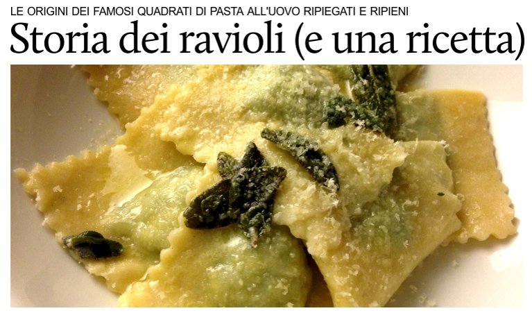 Storia dei ravioli (e una ricetta semplice).