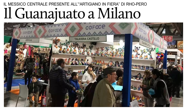 Lo Stato di Guanajuato all'Artigiano in Fiera di Milano.