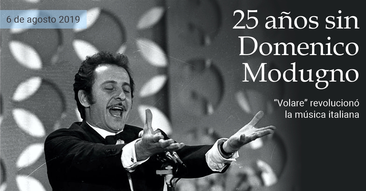 25 años sin Domenico Modugno.