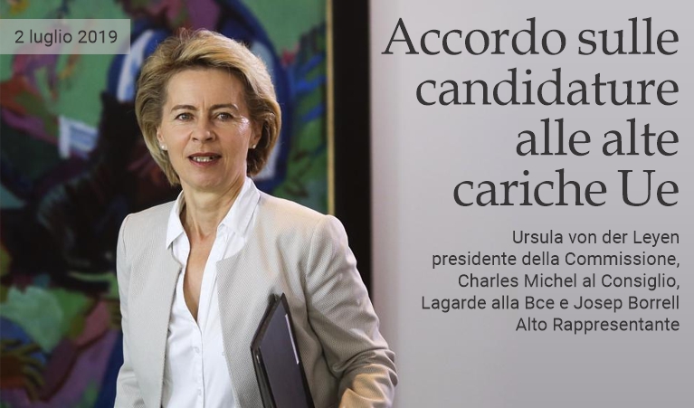 Accordo sulle candidature alle alte cariche dell'Ue.