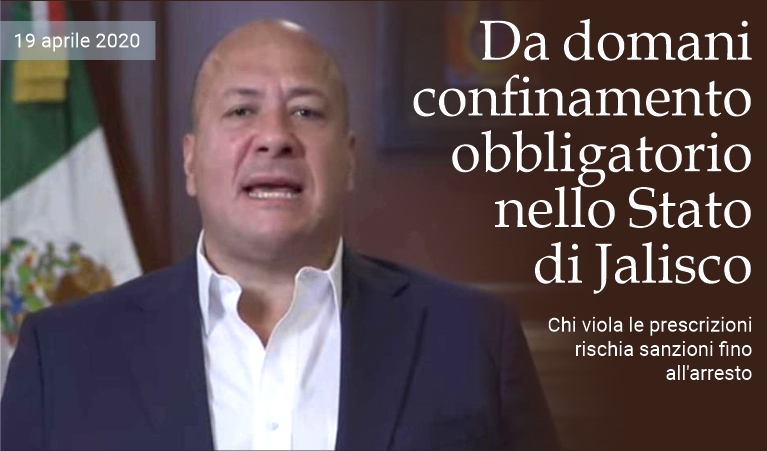 Confinamento obbligatorio nello Stato di Jalisco