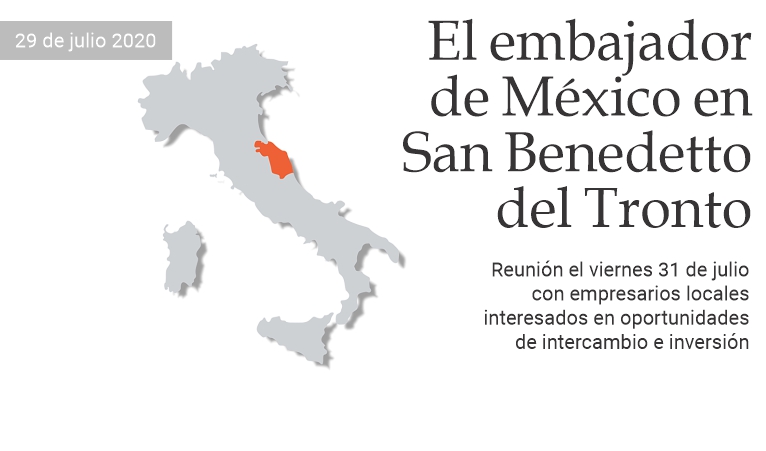 El embajador de M�xico en San Benedetto del Tronto