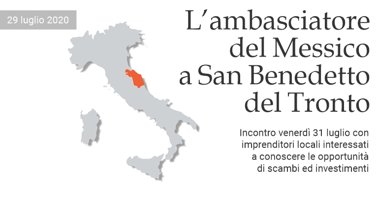 Lambasciatore del Messico a San Benedetto del Tronto