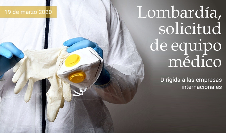 Lombard�a, solicitud de equipo m�dico