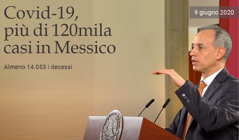 Covid-19, pi� di 120mila casi in Messico