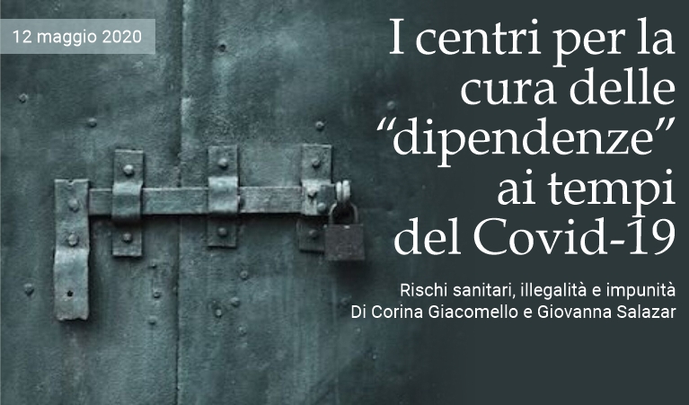 I centri per la cura delle dipendenze ai tempi del Covid-19