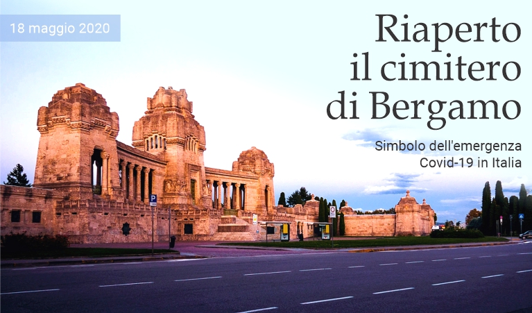 Riaperto il cimitero di Bergamo