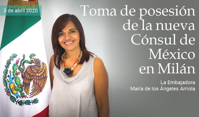 Toma de posesi�n de la C�nsul de M�xico en Mil�n