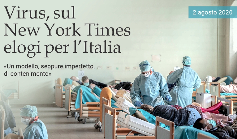 Virus, sul New York Times elogi per l'Italia
