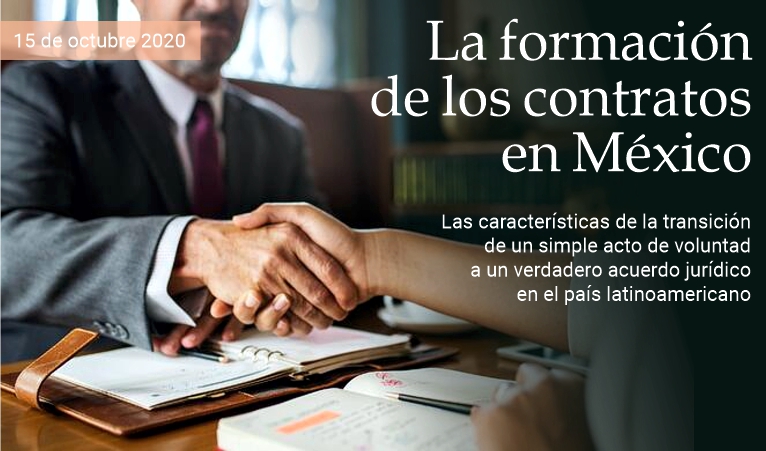 La formacin de los contratos en Mxico