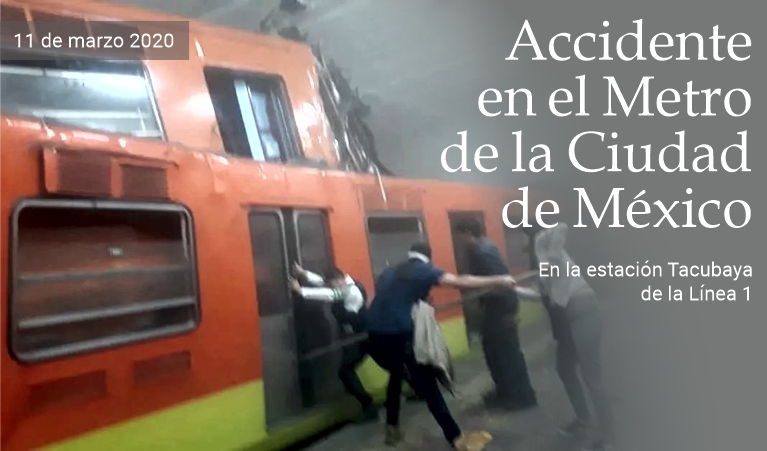 Accidente en el Metro de la Ciudad de M�xico