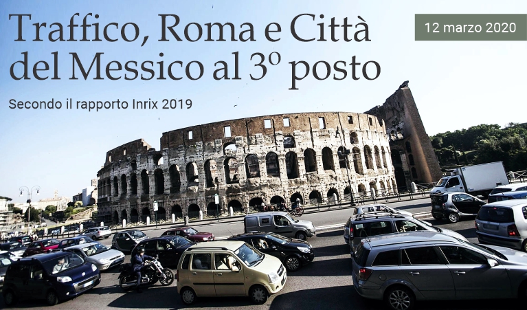 Traffico, Roma e Citt� del Messico al 3� posto