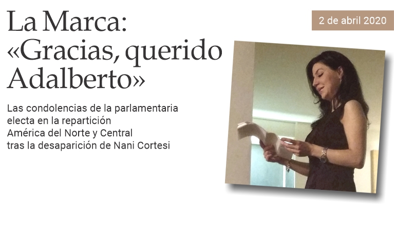 La Marca: �Gracias, querido Adalberto�