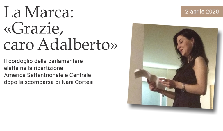 La Marca: �Grazie, caro Adalberto�