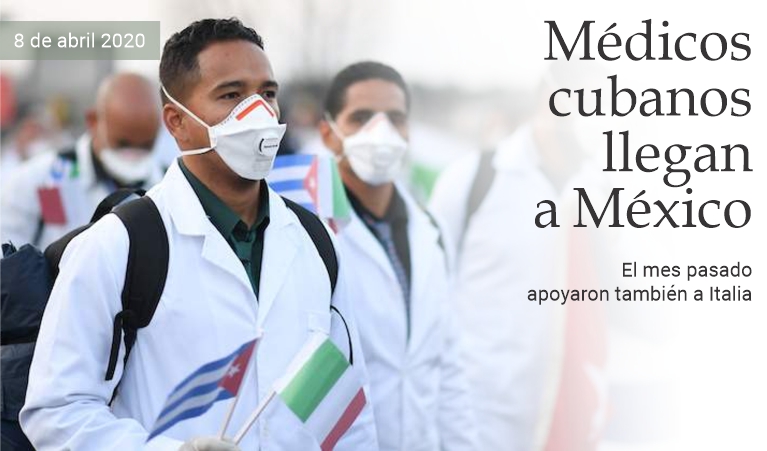 Mdicos cubanos llegan a Mxico
