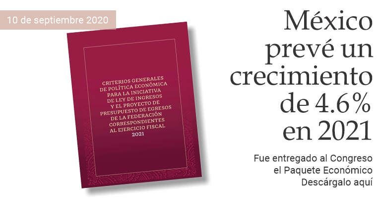 M�xico prev� un crecimiento de 4.6% en 2021