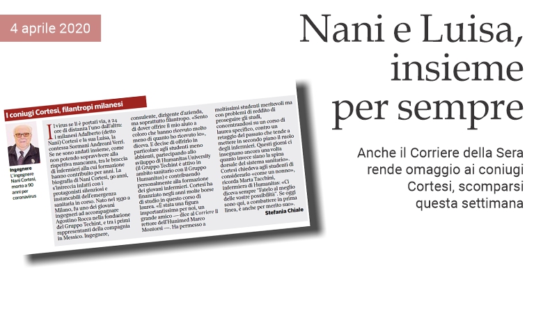 Nani e Luisa, insieme per sempre