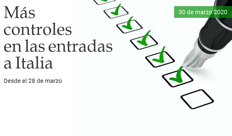 M�s controles en las entradas a Italia