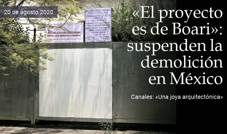 �El proyecto es de Boari�: suspenden la demolici�n en M�xico