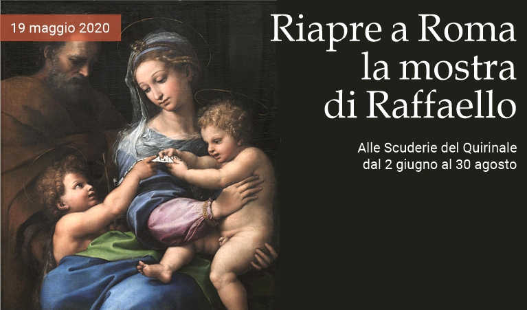 Riapre a Roma la mostra di Raffaello