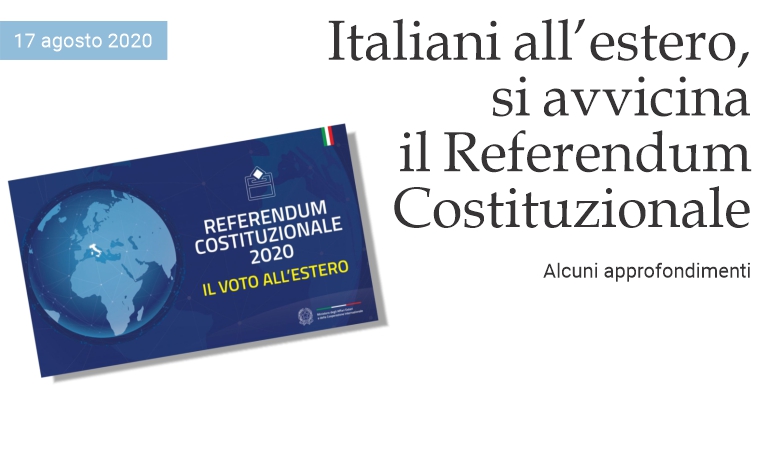 Si avvicina il Referendum Costituzionale 2020