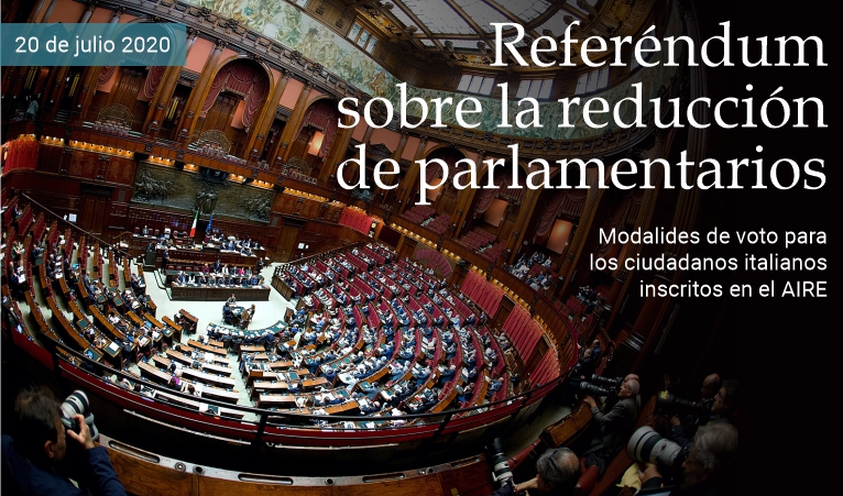 Refer�ndum sobre la reducci�n de parlamentarios
