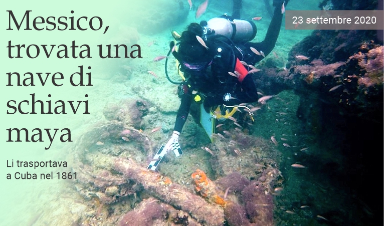 Messico, trovata una nave di schiavi maya