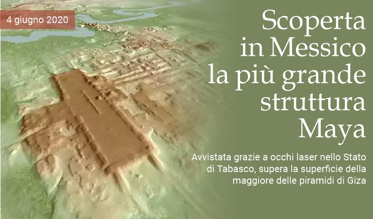 Scoperta in Messico la pi grande struttura Maya