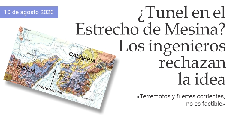 �T�nel en el estrecho de Mesina? Los ingenieros dicen que no