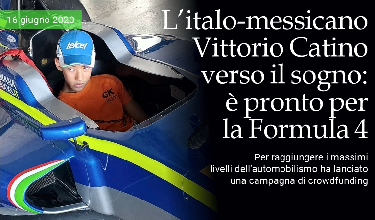 L'italo-messicano Vittorio Catino pronto per la F4